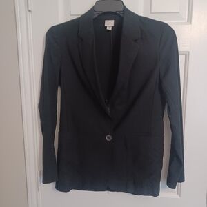 A New Day Blk Classic Look Boyfriend Riding Blazer Sz XS